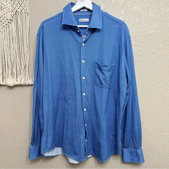 Peter Millar Men's Shirt Long Sleeve Casual Button Up Size XL - Picture 1 of 11
